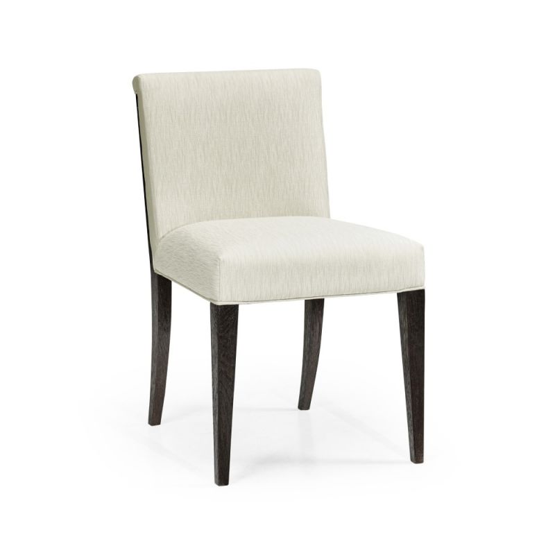 Jonathan Charles Fine Furniture - Geometric - Casual Transitional Dark Mocha Oak Dining Side Chair - 500341-SC-DMO-F300