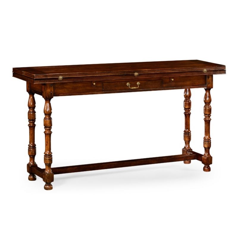 Jonathan Charles Fine Furniture - Country Farmhouse Small Walnut Hunt Table - 492704-WCD