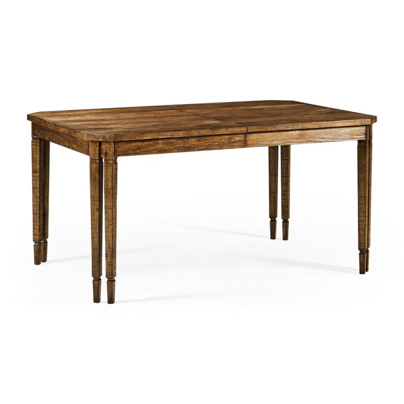 Jonathan Charles Fine Furniture - Casual Accents Country Walnut Dining Table - 491099-60L-CFW_CLOSEOUT