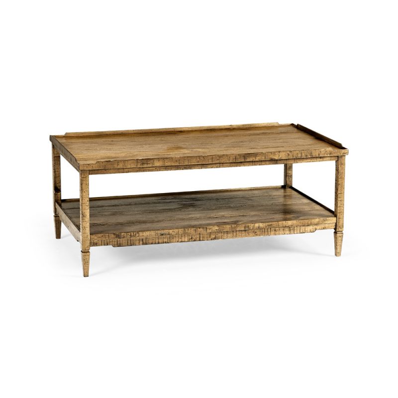Jonathan Charles Fine Furniture - Casual Accents Medium Driftwood Cocktail Table - 491021-DTM