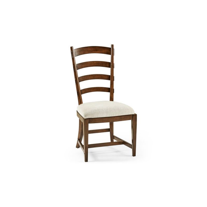 Jonathan Charles Fine Furniture - Casual Accents Walnut Dining Chair, Shambala - 494774-SC-WAL-F400