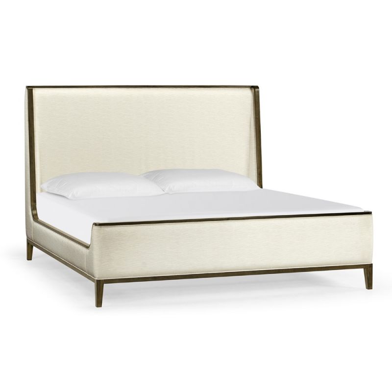 Jonathan Charles Fine Furniture - Gatsby Contemporary Dark Grey Acacia US King Bed - 500256-USK-DGA-F300