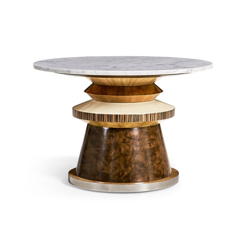 Jonathan Charles Fine Furniture - JC Modern - Rook Round Cocktail Table - 007-3-DL0-NCL