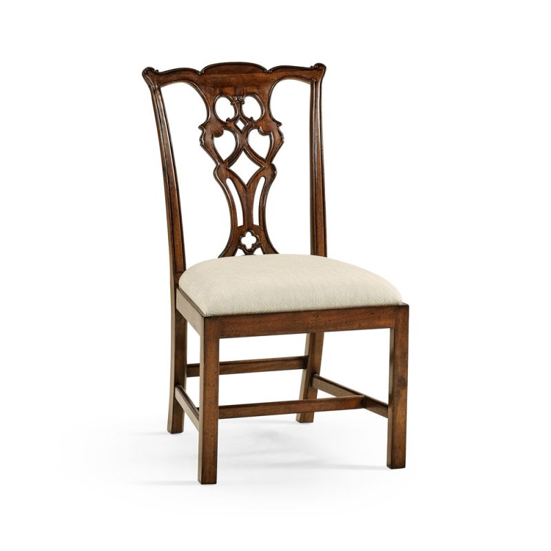 Jonathan Charles Fine Furniture - JC Traditional - Buckingham Chippendale Mahogany Side Chair - 493330-SC-MAH-F200