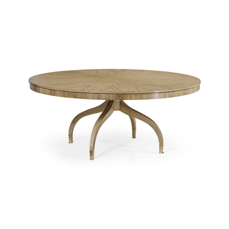 Jonathan Charles Fine Furniture - JC Traditional - Buckingham Round Bleached Walnut Dining Table - 496034-72D-WBL
