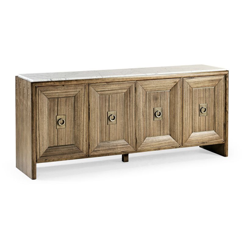 Jonathan Charles Fine Furniture - JC Traditional - Hamilton White Marble Credenza - 496006-PGA-M025