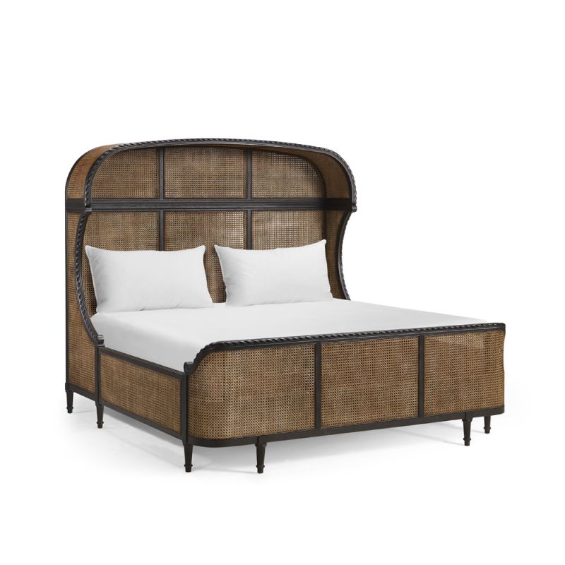 Jonathan Charles Fine Furniture - Tangiers King Shelter Bed - 007-1-131-EBO