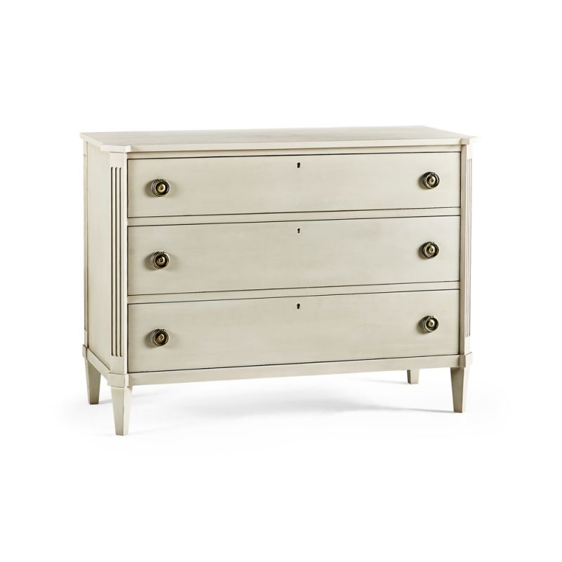 Jonathan Charles Fine Furniture - Timeless Aeon Swedish Drawer Chest in London Mist - 003-3-269-LMS