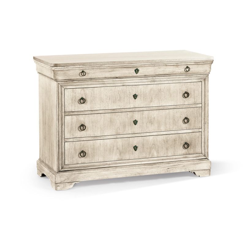 Jonathan Charles Fine Furniture - Timeless Entropy Louis Phillipe Drawer Chest in Bleached Walnut - 003-3-267-BLW