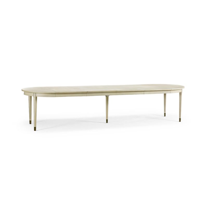 Jonathan Charles Fine Furniture - Timeless Synodic Swedish Dining Table in London Mist - 003-2-H63-LMS
