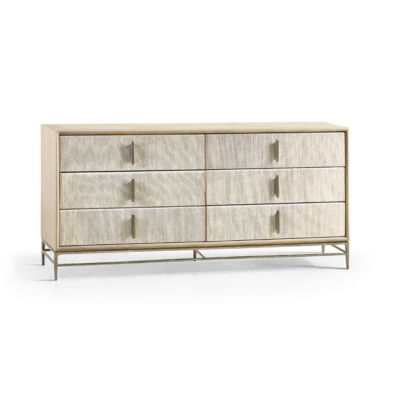 Jonathan Charles Fine Furniture - Water Clapotis Danish Cord Double Dresser - 001-1-710-CRD