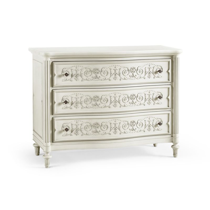 Jonathan Charles Fine Furniture - White Stratus Single Dresser - 002-1-700-PLG