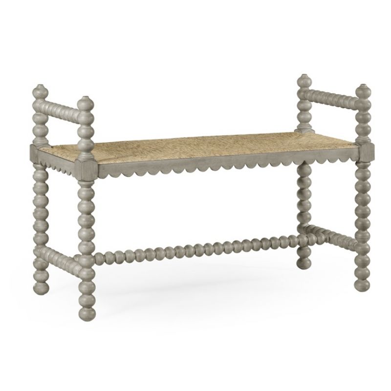 Jonathan Charles Fine Furniture - William Yeoward Country House Chic Bellingham Country Grey Single Bench - 530008-CGR