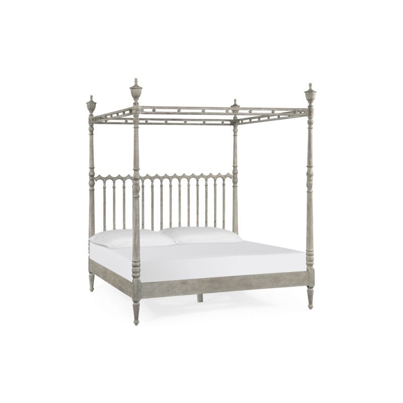 Jonathan Charles Fine Furniture - William Yeoward Country House Chic Morris' Grey Oak US King Bed - 530090-USK-GYO
