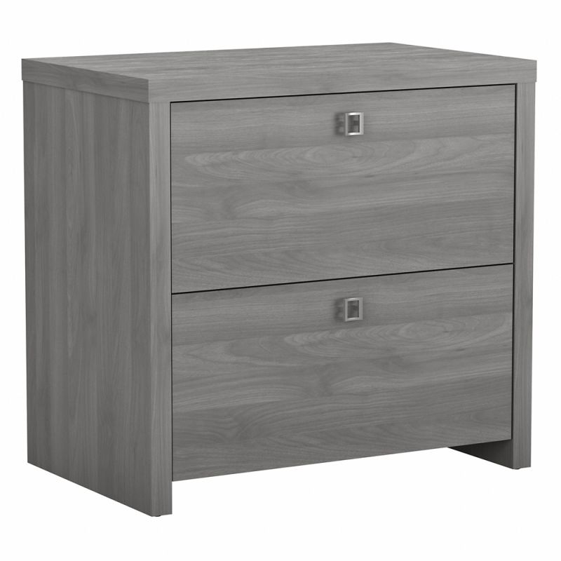 Kathy Ireland Office - Echo 2 Drawer Lateral File Cabinet in Modern Gray - KI60402-03