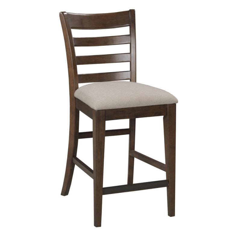 Kincaid Furniture - Kafe Tall Ladderback Chair, Mocha - 317-692M