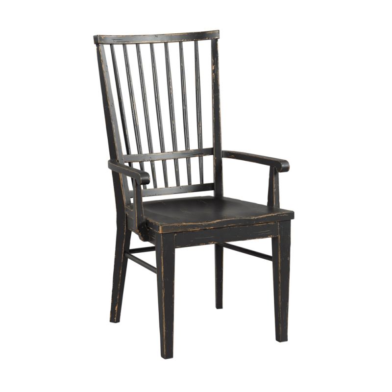 Kincaid Furniture - Mill House Cooper Arm Chair Anvil Finish - 860-639A