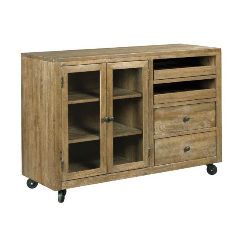 Kincaid Furniture - The Nook - Brushed Oak Mobile Server - 663-850_CLOSEOUT - CLOSEOUT - NK