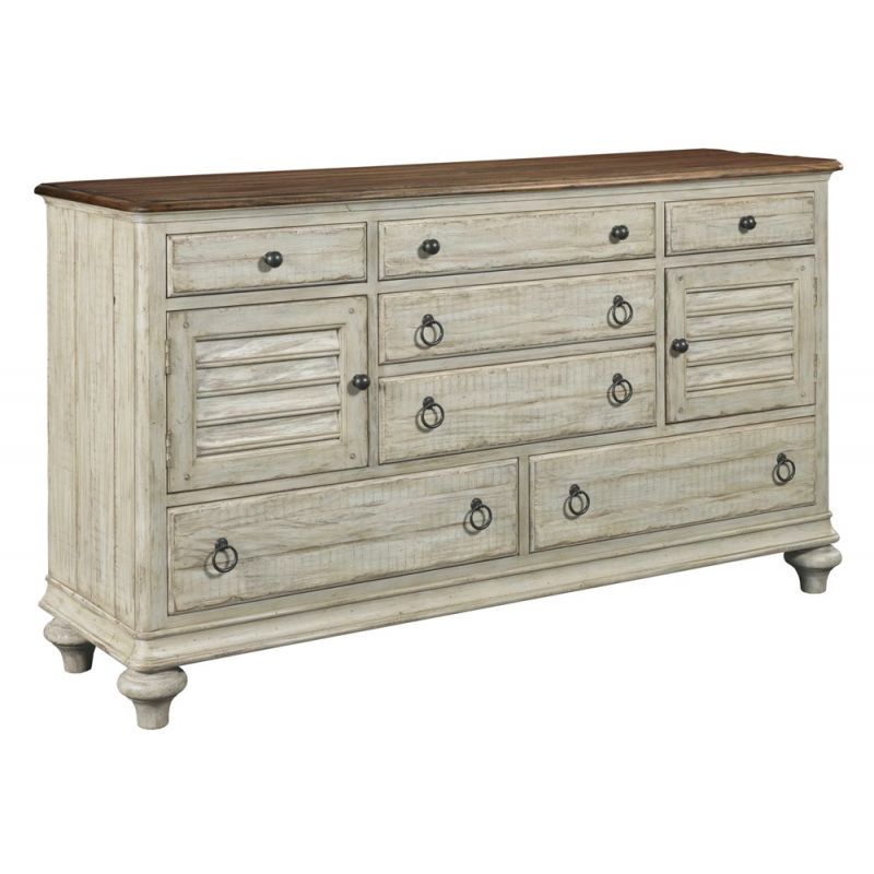 Kincaid Furniture - Weatherford Cornsilk Ellesmere Dresser - 75-160