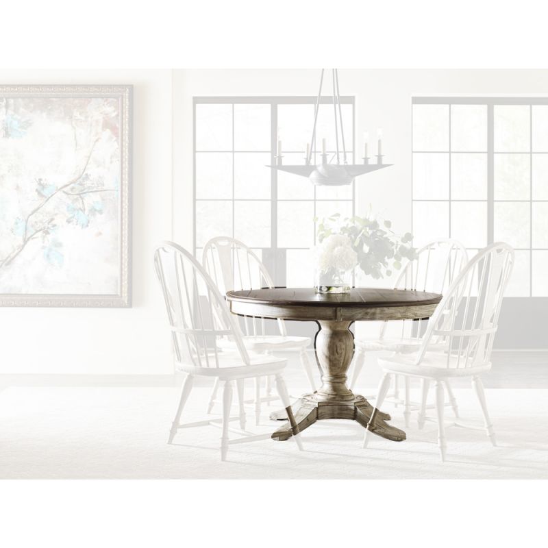 Kincaid Furniture - Weatherford - Cornsilk Milford Round Dining Table Pkg - 75-052P