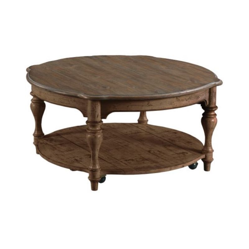 Kincaid Furniture - Weatherford - Heather Bolton Round Cocktail Table - 76-024
