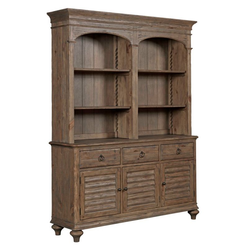 Kincaid Furniture - Weatherford Heather Hastings Open Hutch & Buffet - 76-079P