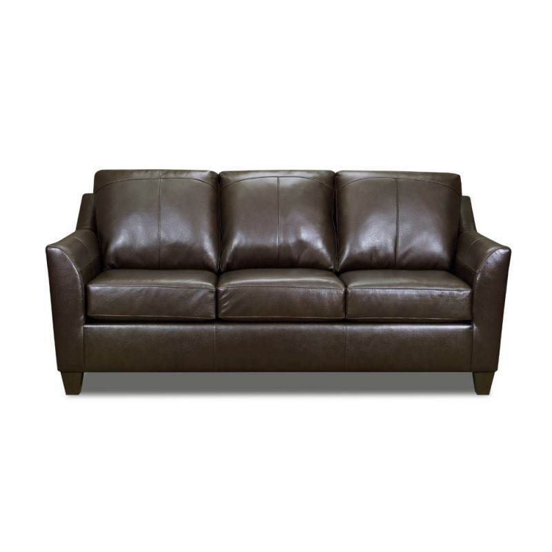 Lane Furniture Soft Touch Bark Queen, Soft Leather Sleeper Sofa