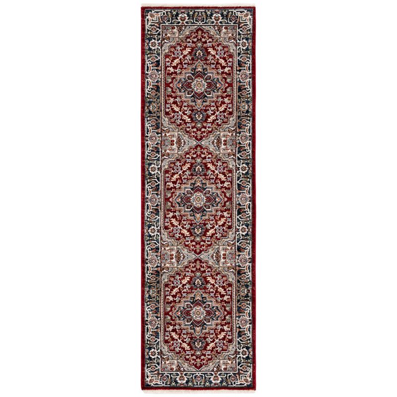 Lauren Ralph Lauren - 1118 Rug - 2' X 7' - Red / Beige Black