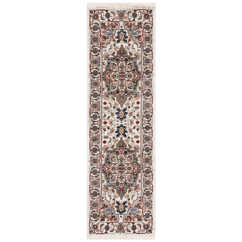 Lauren Ralph Lauren - 1119 Rug - 2' X 7' - Ivory / Beige Red