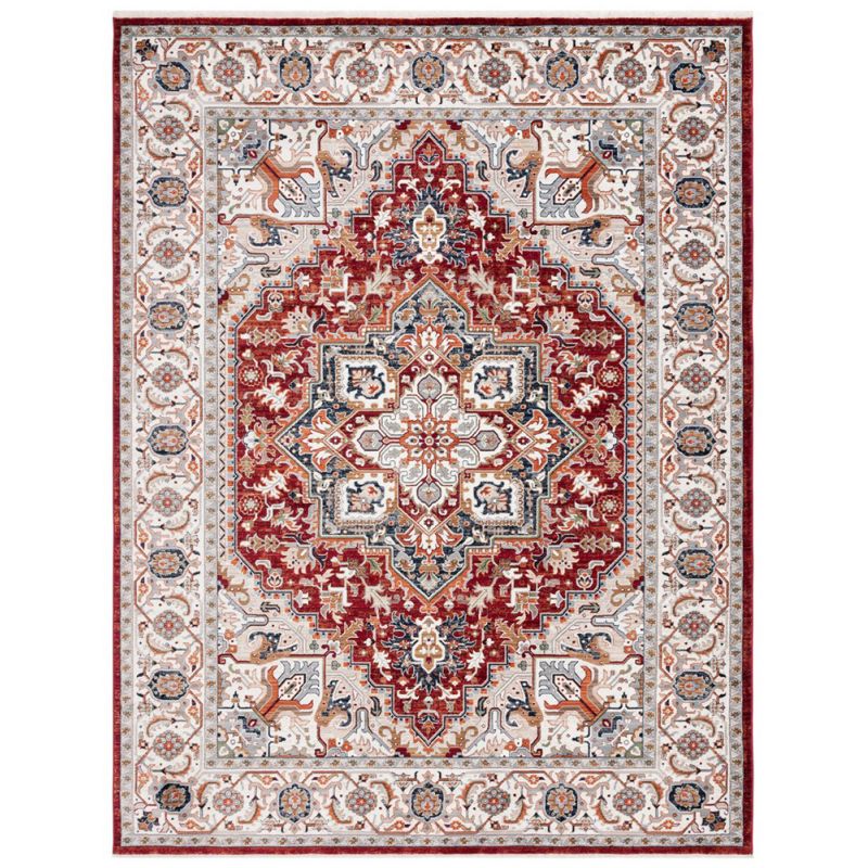 Lauren Ralph Lauren - 1119 Rug - 2' X 8' - Red / Grey Black