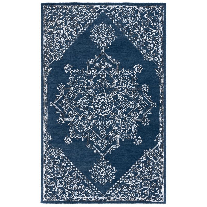 Lauren Ralph Lauren - 6604 Rug - 5' X 8' - Navy / Ivory