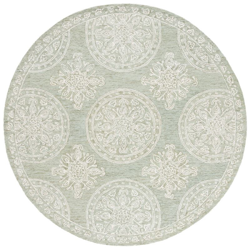 Lauren Ralph Lauren - 6936 Rug - 7' X 7' Round - Sage / Ivory