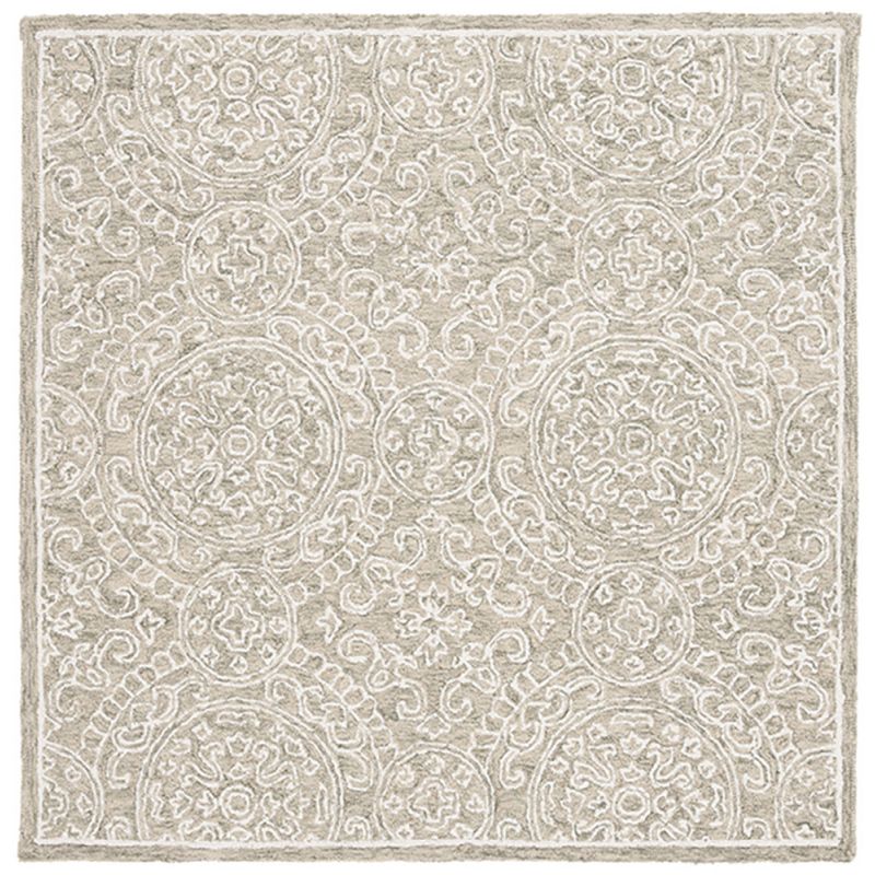 Lauren Ralph Lauren - 6937 Rug - 7' X 7' Square - Olive / Ivory