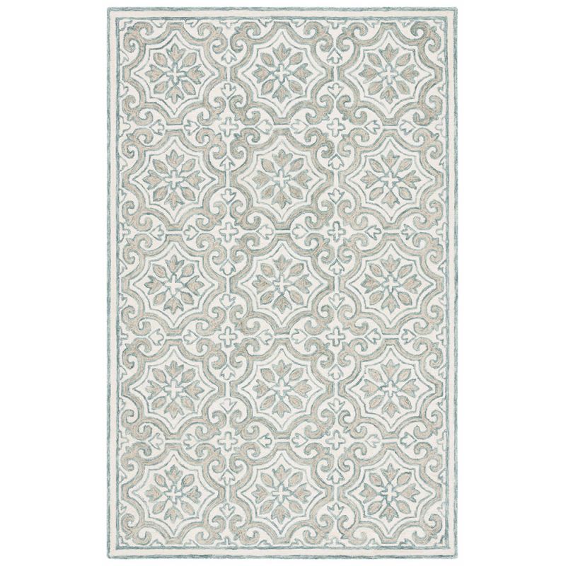 Lauren Ralph Lauren - 6944 Rug - 5' X 8' - Teal / Ivory