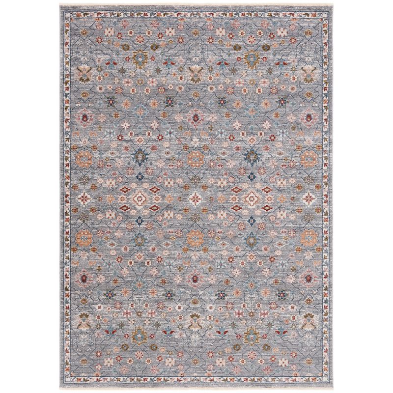 Lauren Ralph Lauren - Kempton Rug - 5' X 7' - Grey Blue / Rust