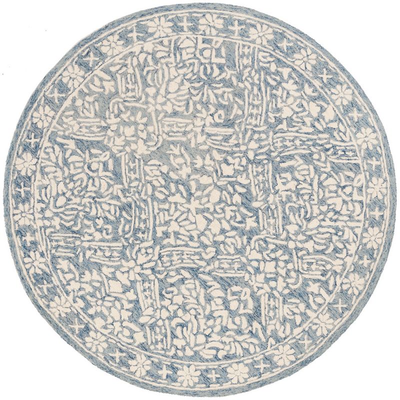 Lauren Ralph Lauren - Olivier Rug - 5' X 5' Round - Blue / Ivory