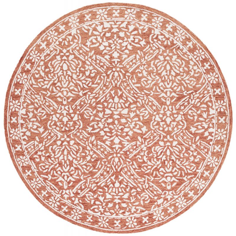 Lauren Ralph Lauren - Olivier Rug - 7' X 7' Round - Rust / Ivory