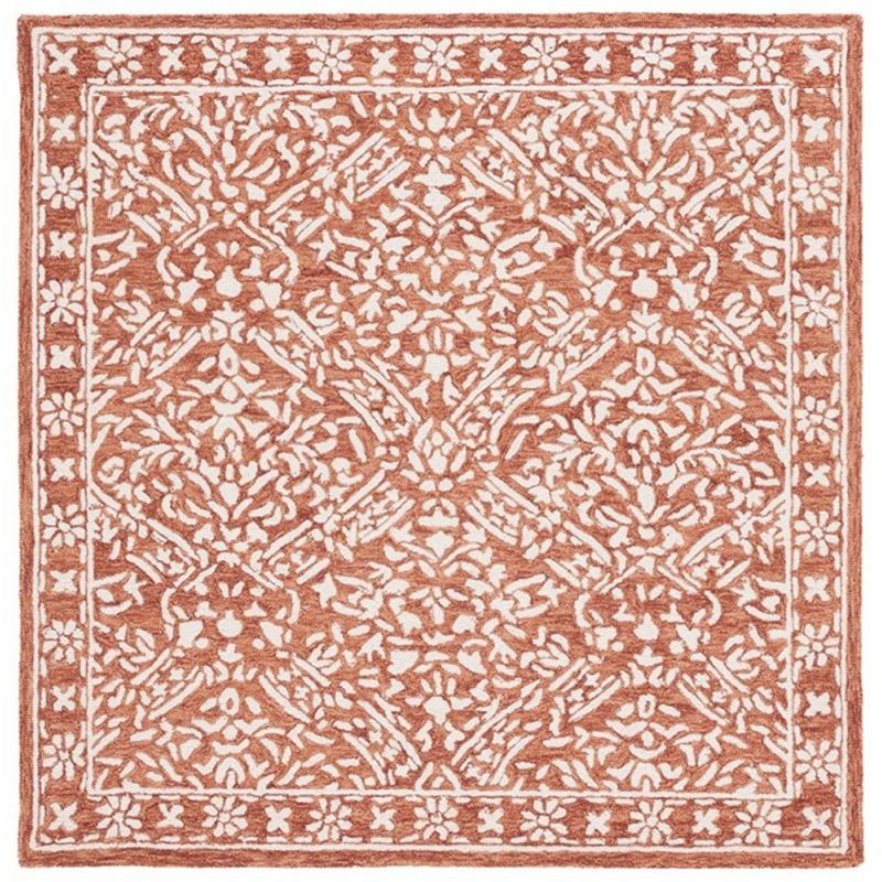 Lauren Ralph Lauren - Olivier Rug - 7' X 7' Square - Rust / Ivory