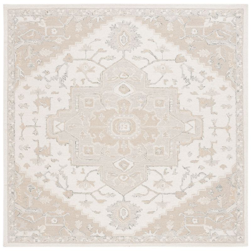 Lauren Ralph Lauren - Percy Rug - 7' X 7' Square - Ivory / Beige