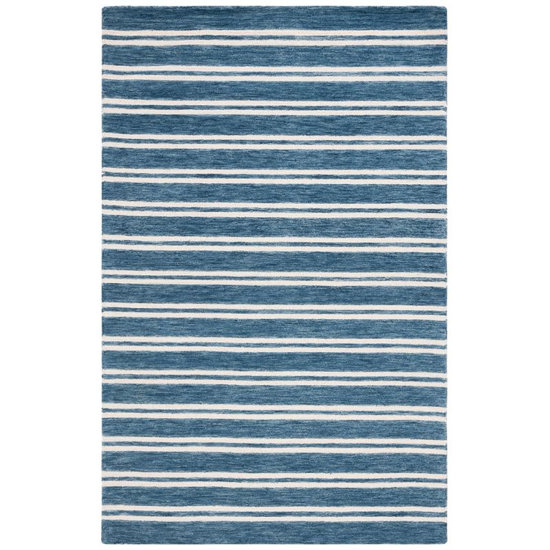 Lauren Ralph Lauren - Starboard Stripe Rug - 5' X 8' - Blue / Ivory