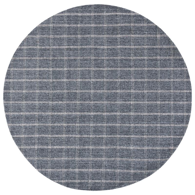 Lauren Ralph Lauren - Tamworth Check Rug - 7' X 7' Round - Charcoal