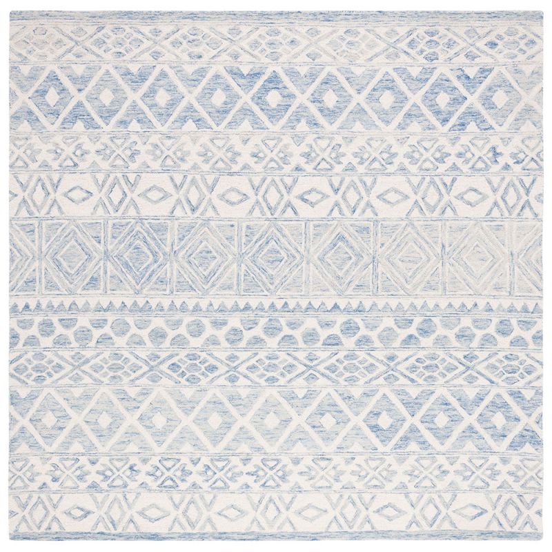 Lauren Ralph Lauren - Theresa Rug - 7' X 7' Square - Ivory / Blue