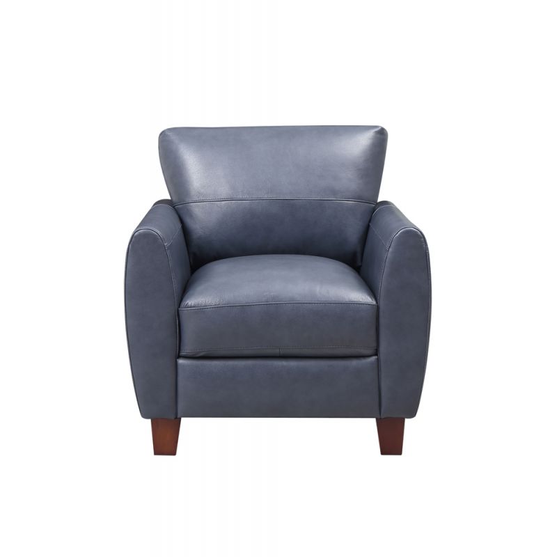 Leather Italia USA - Traverse Chair Blue - 1669-6529-01177147