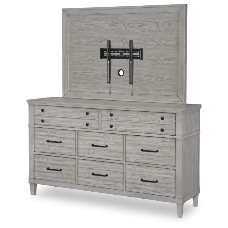 Legacy Classic Furniture - Belhaven Complete Dresser with TV Frame - 9360-1200_1230