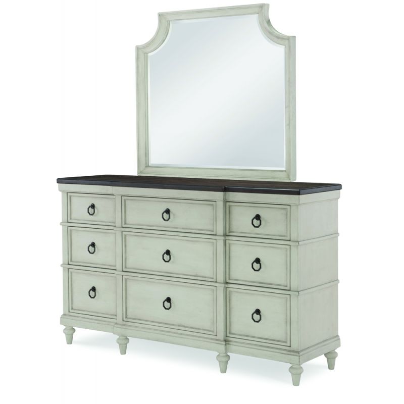 Legacy Classic Furniture - Brookhaven Mirror With Dresser - N6400-0400_N6400-1200