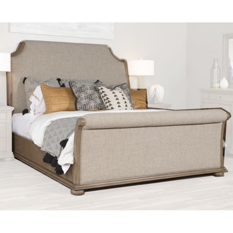 Legacy Classic Furniture - Camden Heights Complete King Upholstered Sleigh Bed - 0200-4306K