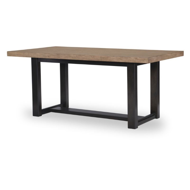Legacy Classic Furniture - Duo Trestle Dining Table (Seats 6, Apron Height 27