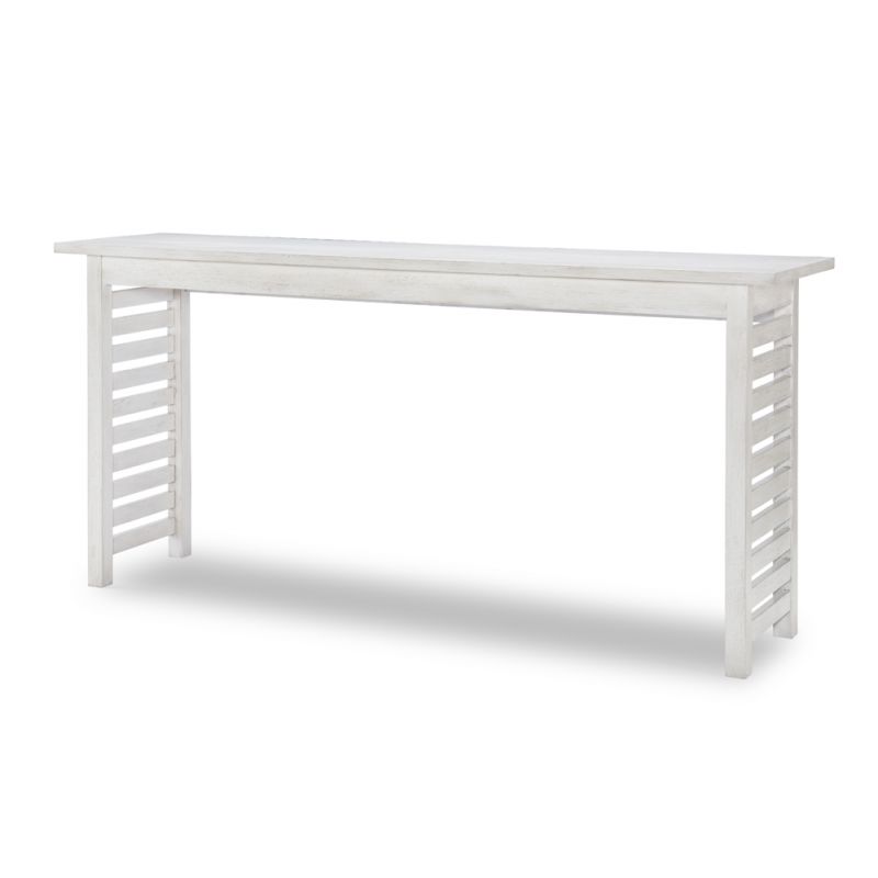 Legacy Classic Furniture - Edgewater Sand Dollar Sofa Table White Finish - 1313-406