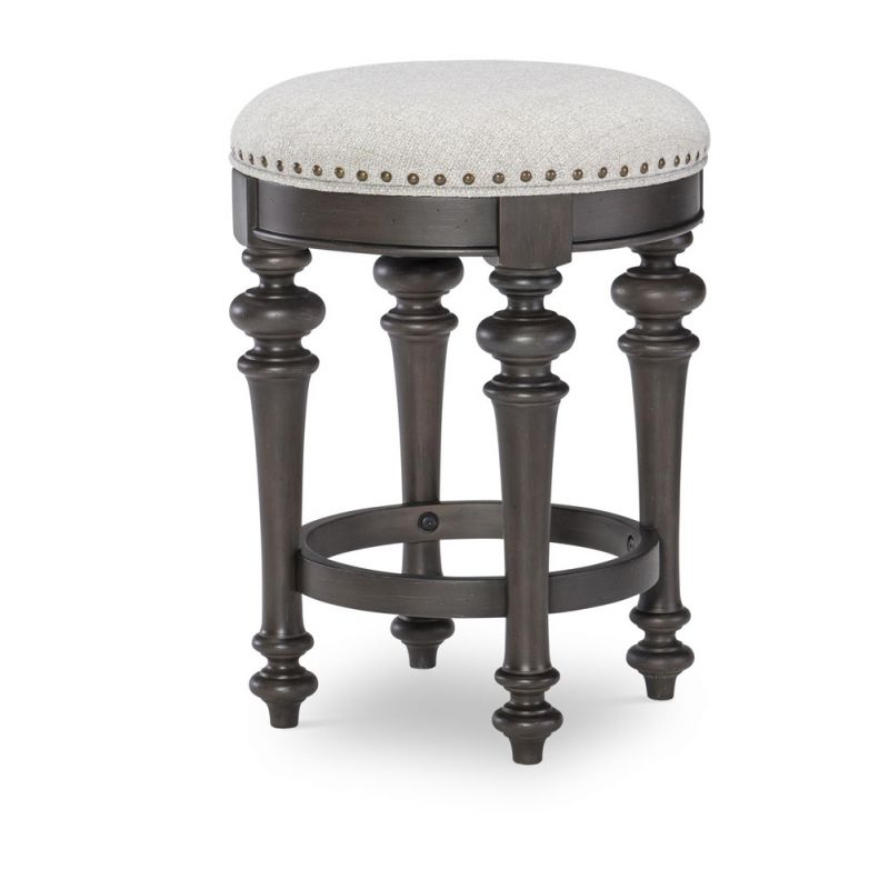 Legacy Classic Furniture - Kingston Round Swivel Stool W. Uph. Seat - 2312-845