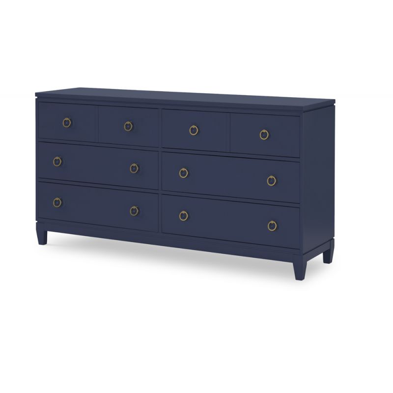 Legacy Classic Furniture - Summerland Inkwell Dresser Blue Finish - 1162-1201